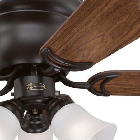 Westinghouse Contempra Trio 42" 5-Blade Brnz Indoor Ceiling Fan w/Dimmable LED Lght 7231300
